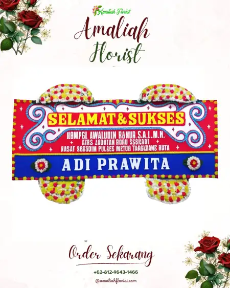Papan Bunga Ucapan Selamat Alangamba